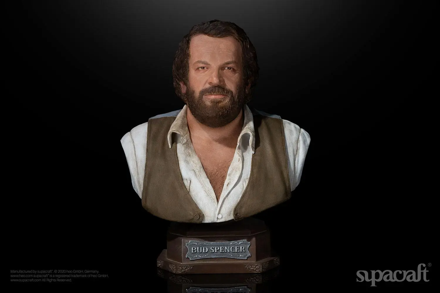 Bud Spencer Büste 1/4 1971 20 cm Produktfoto