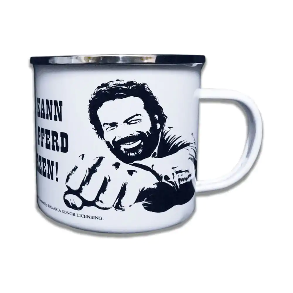 Bud Spencer Emaille Tasse Pferd Faust termékfotó