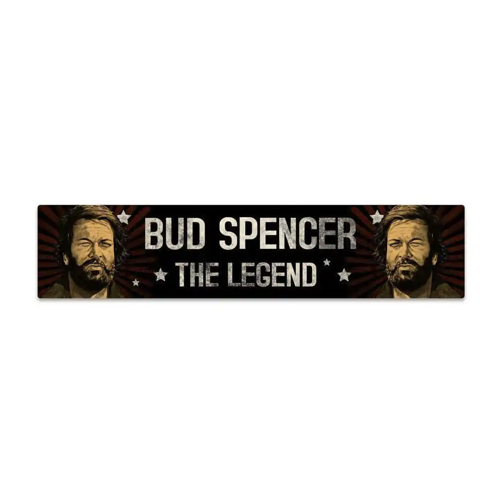 Bud Spencer Tin Sign mit Magnet The Legend 16 x 3,5 cm Produktfoto