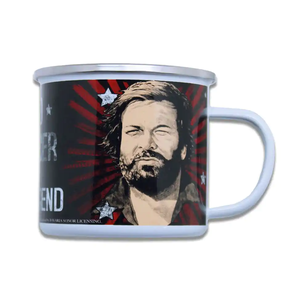 Bud Spencer Emaille Tasse The Legend termékfotó