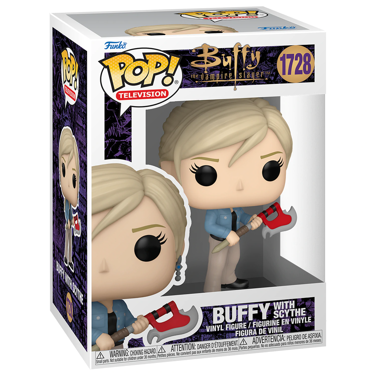 Buffy the Vampire Slayer Funko POP! TV Vinyl Figur Buffy w/Scythe 9 cm Produktfoto