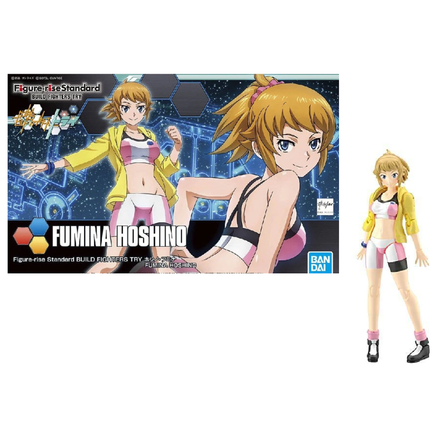 BUILD FIGHTERS Figure-rise Fumina Hoshino Modellbausatz Produktfoto
