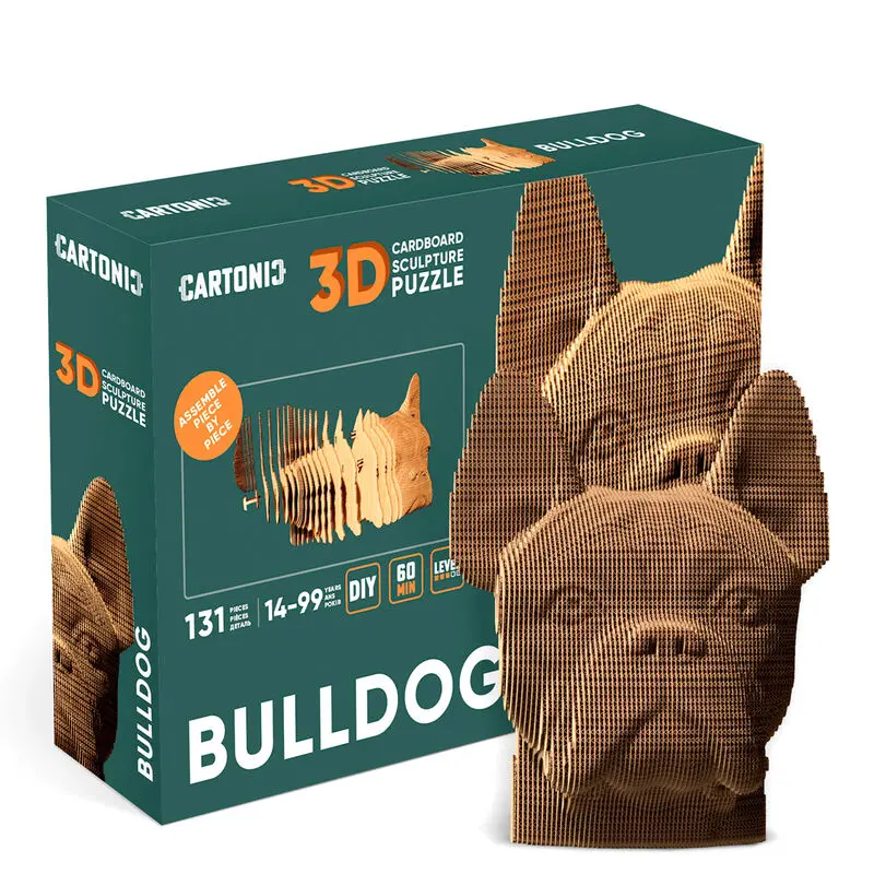 Buldog Kartonisches 3D-Puzzle 131 Teile Produktfoto