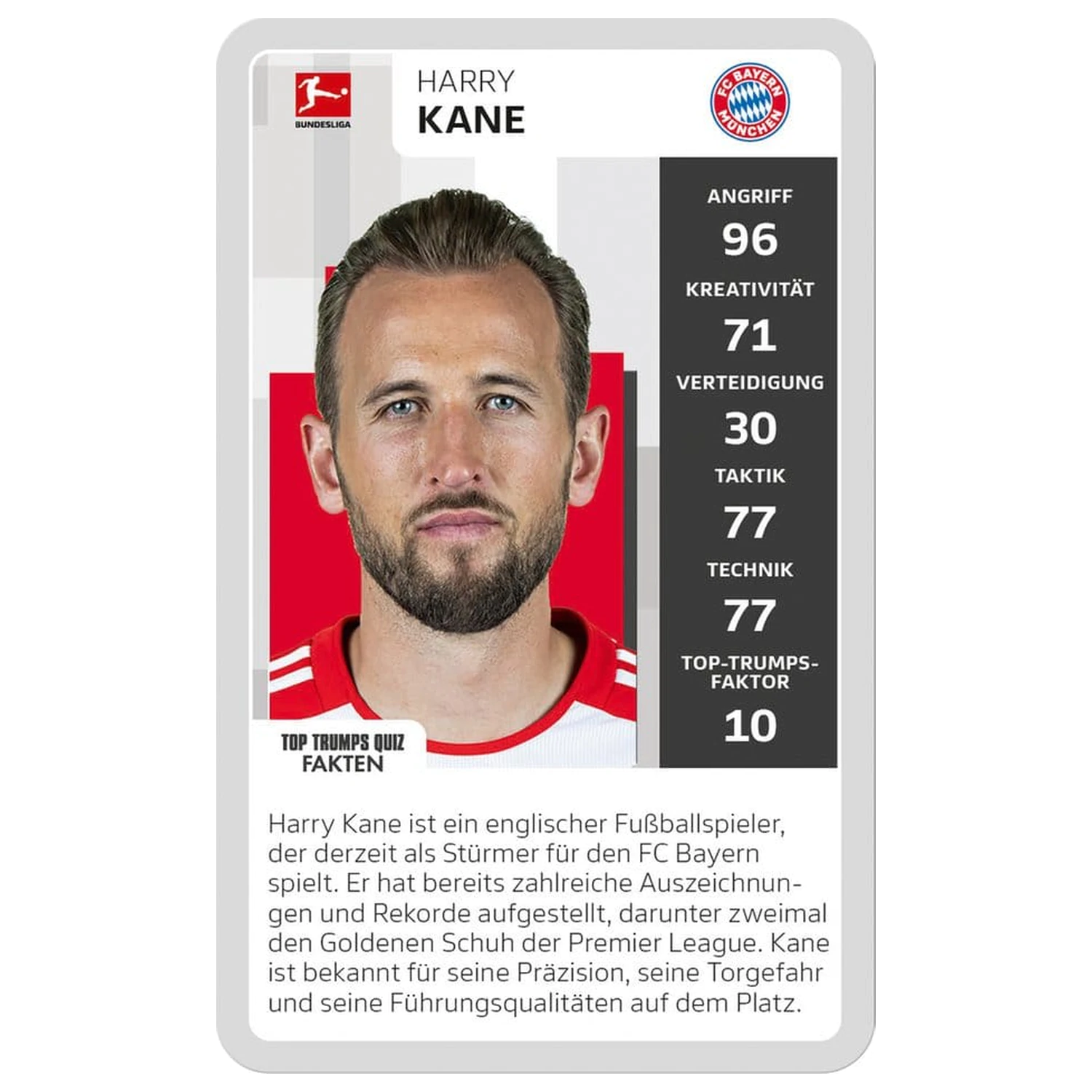 Bundesliga 2 Edition Kartenspiel Top Trumps Sammlerstücke *deutsche Version* Produktfoto