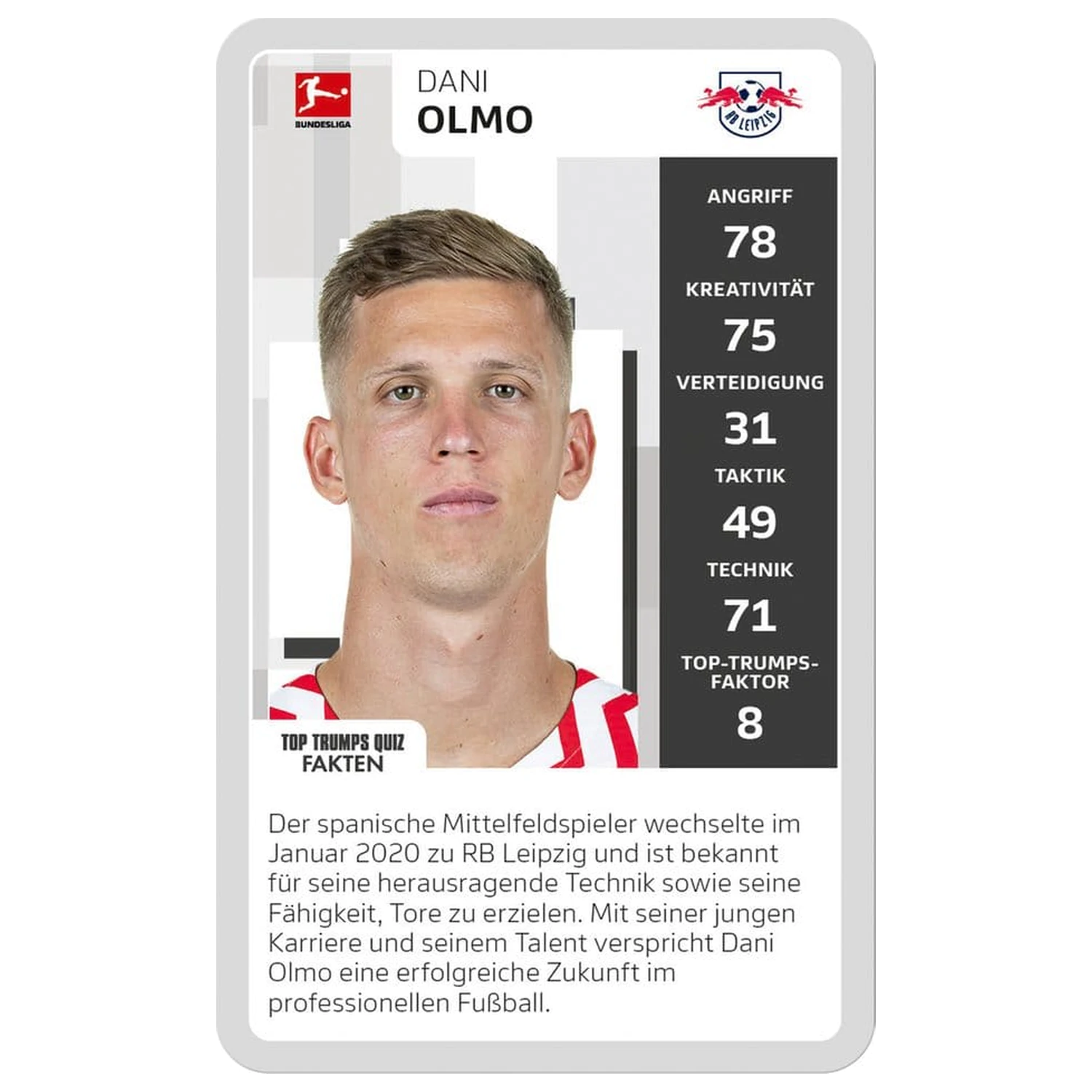 Bundesliga 2 Edition Kartenspiel Top Trumps Sammlerstücke *deutsche Version* Produktfoto