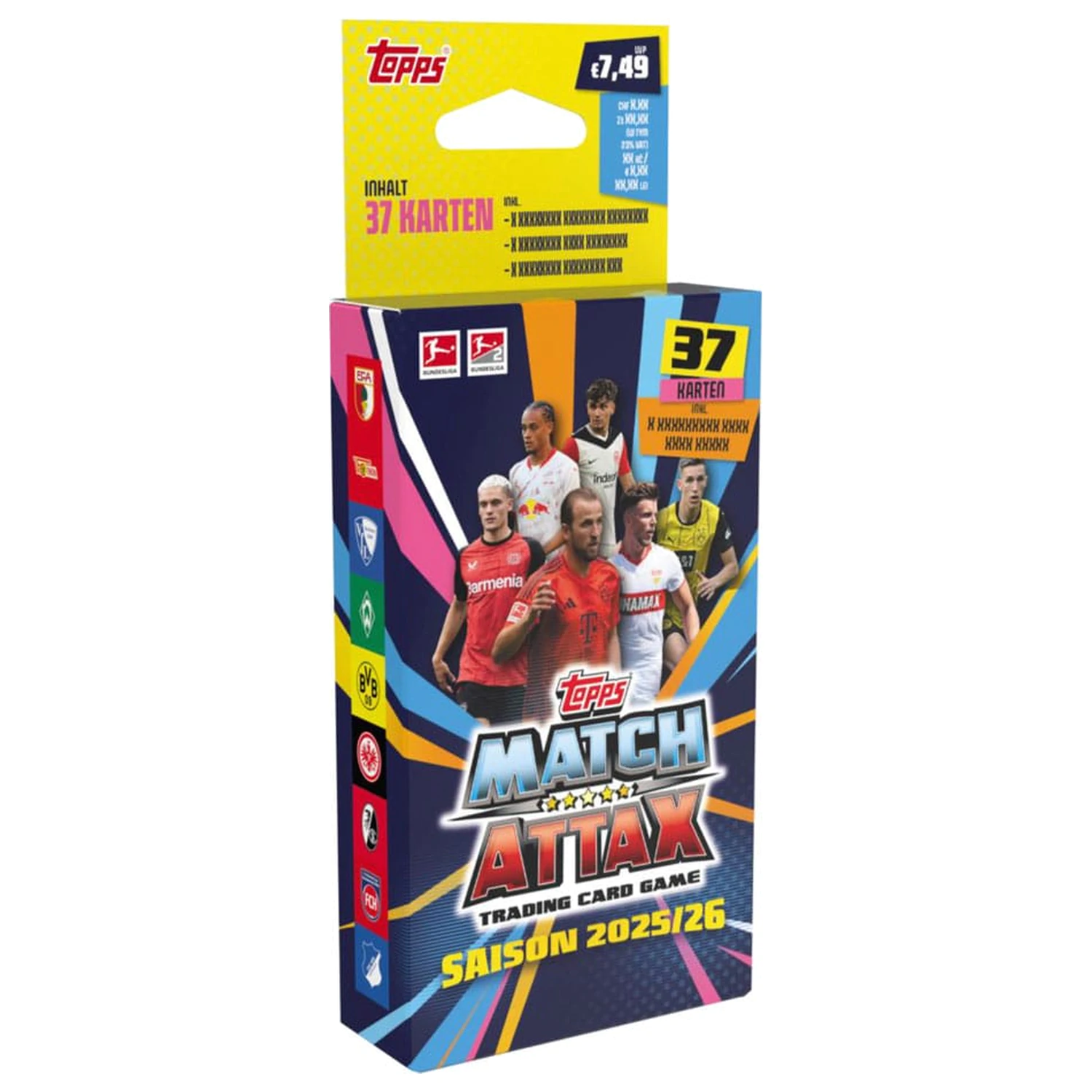 Bundesliga Match Attax Trading Karten 2025/26 Eco Pack Produktfoto