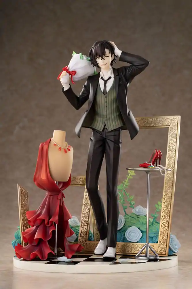 Bungo Stray Dogs PVC Statue 1/8 Dazai Osamu Dress Up Ver. Deluxe Edition 26 cm termékfotó