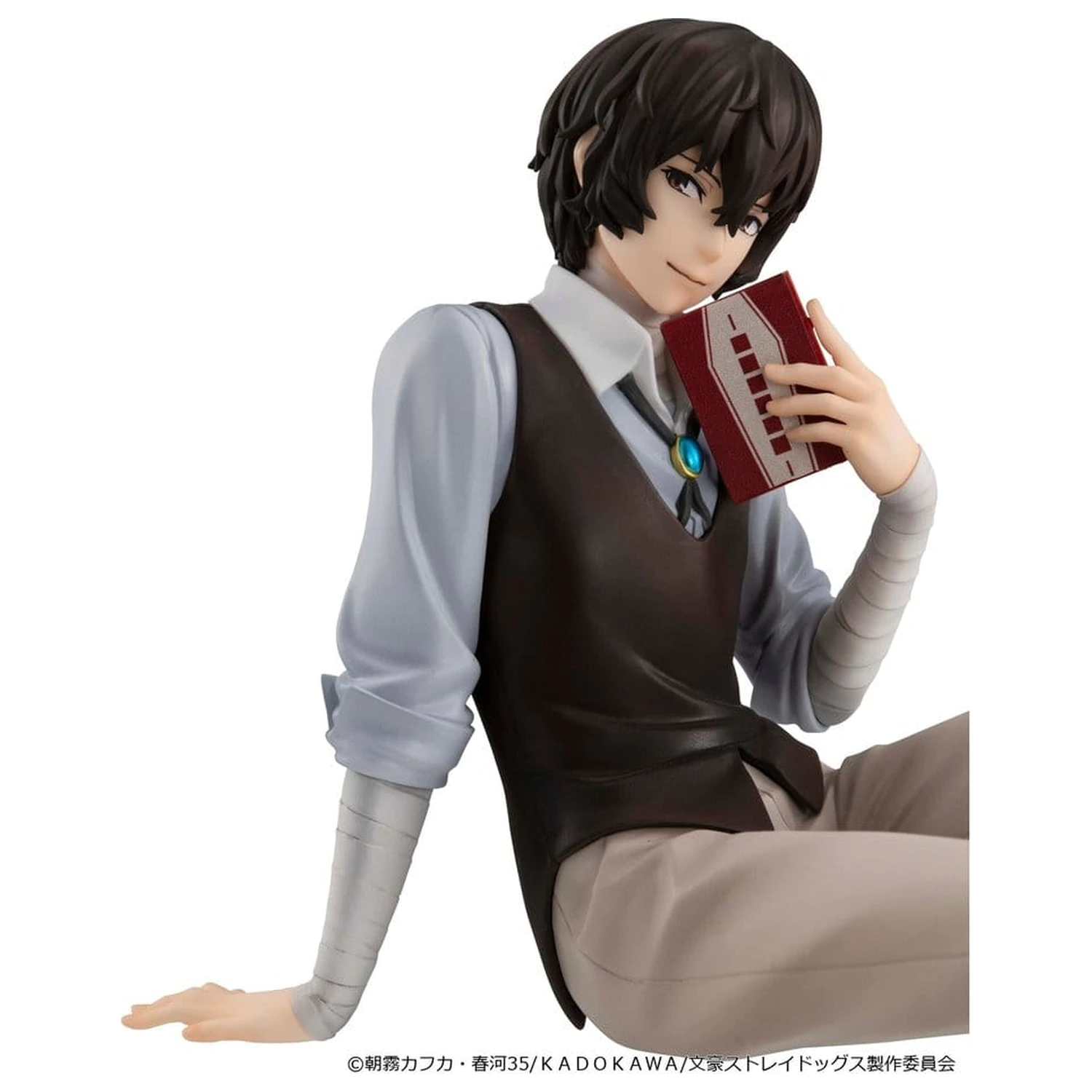 Bungo Stray Dogs G.E.M. Serie PVC Figur Dazai san Palm Size Produktfoto