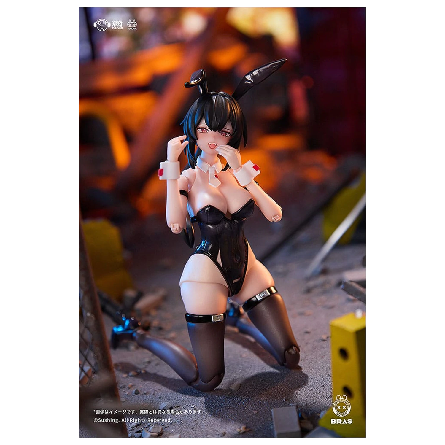 Bunny Rapid Action Squad Action Figur 1/12 Attacker Runa 16 cm Produktfoto