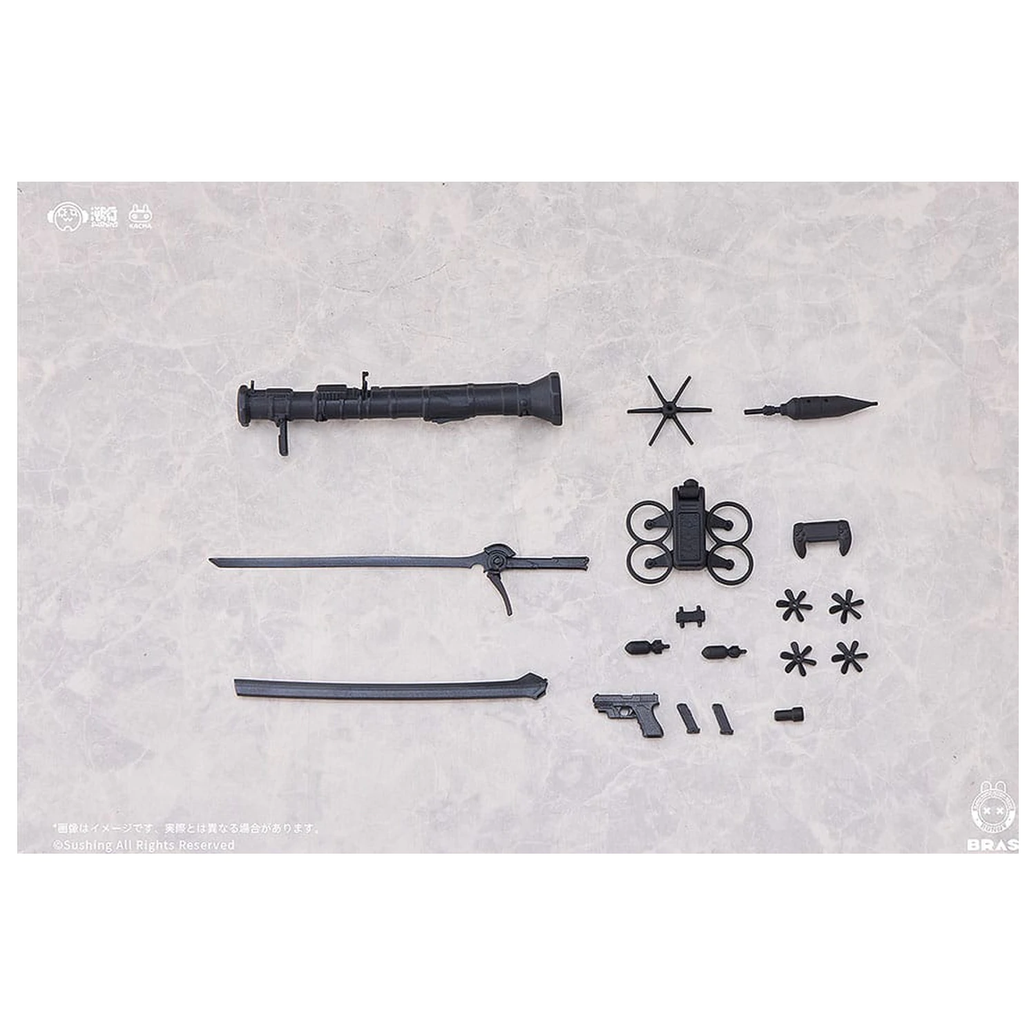 Bunny Rapid Action Squad Action Figur 1/12 Attacker Runa 16 cm Produktfoto