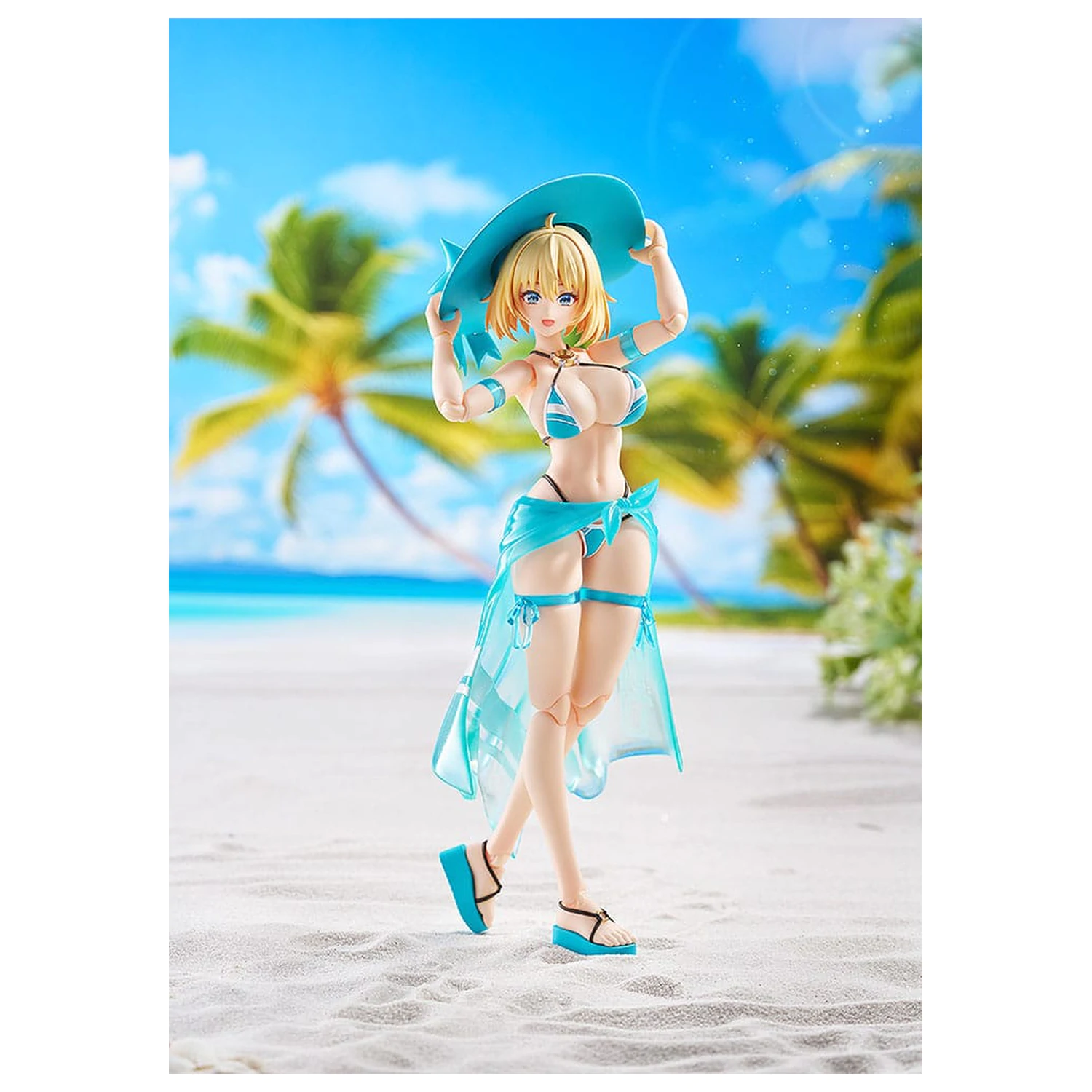 Bunny Suit Planning Figma Actionfigur Sophia F. Shirring: Swimsuit Ver. 15 cm Produktfoto