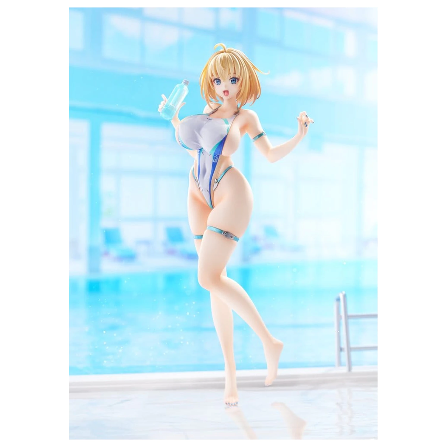 Bunny Suit Planning Statue aus PVC, 1/6 Sophia F. Shirring High-cut Swimsuit Ver. 27 cm Produktfoto