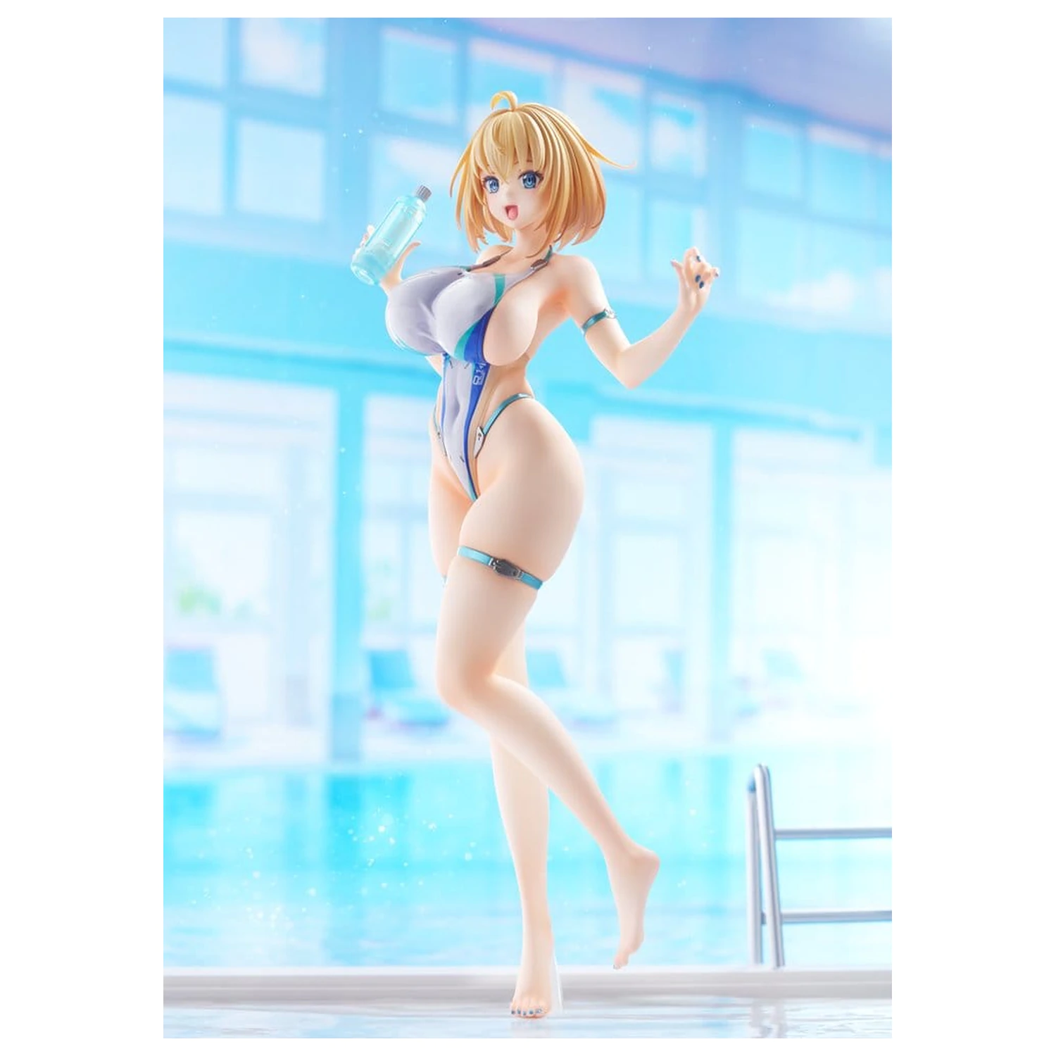 Bunny Suit Planning Statue aus PVC, 1/6 Sophia F. Shirring High-cut Swimsuit Ver. 27 cm Produktfoto