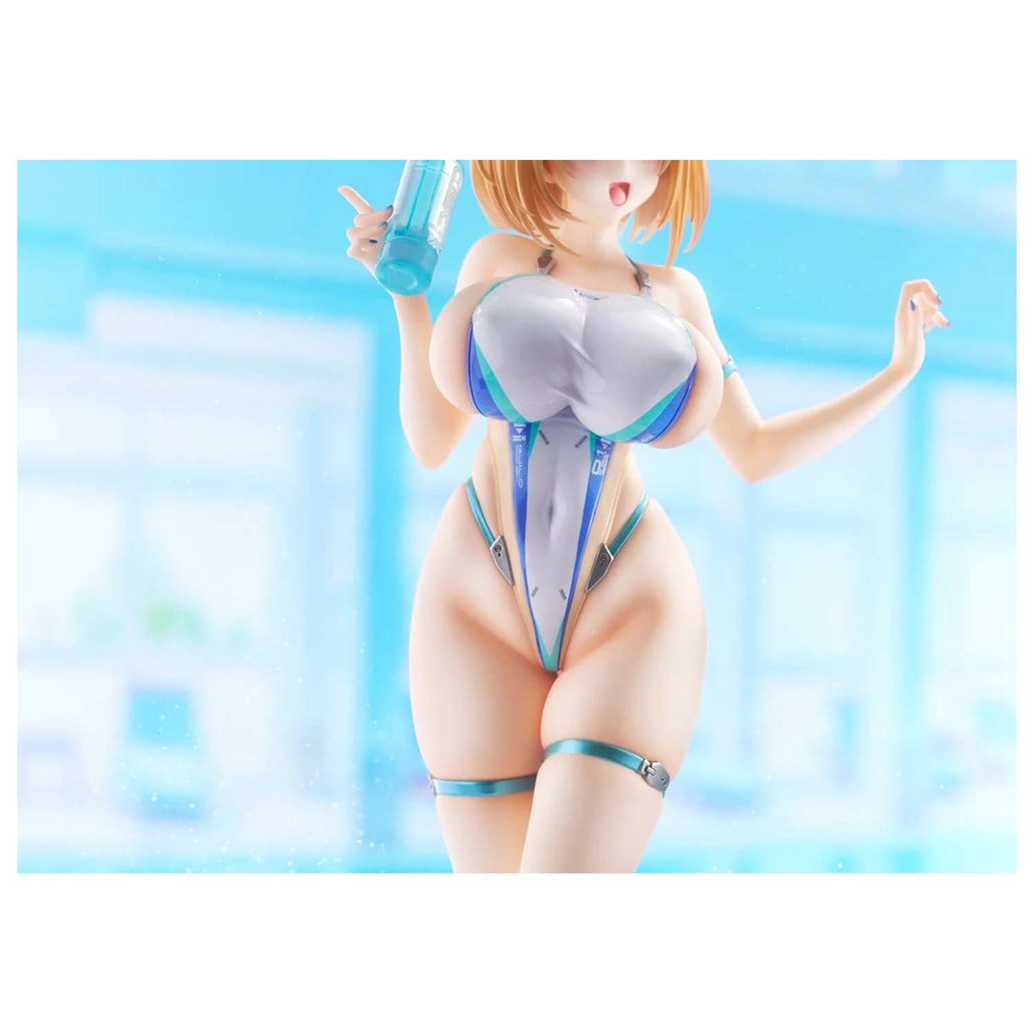 Bunny Suit Planning Statue aus PVC, 1/6 Sophia F. Shirring High-cut Swimsuit Ver. 27 cm Produktfoto