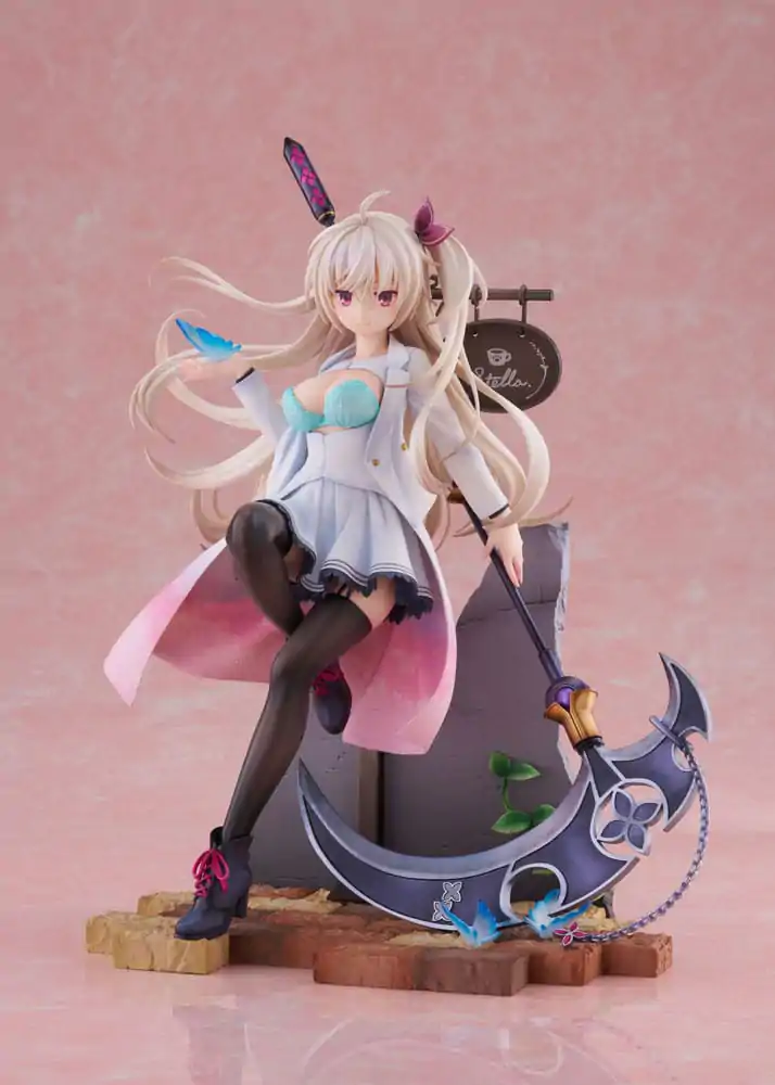 Café Stella and the Reaper´s Butterflies PVC Statue 1/7 Akizuki Kanna AmiAmi Limited Edition 25 cm Produktfoto