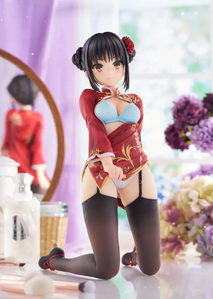 Cafe Stella and the Reaper´s Butterfly PVC Statue 1/3.5 Natsume Shiki Chinese Clothes Ver. AmiAmi Limited Edition 30 cm Produktfoto