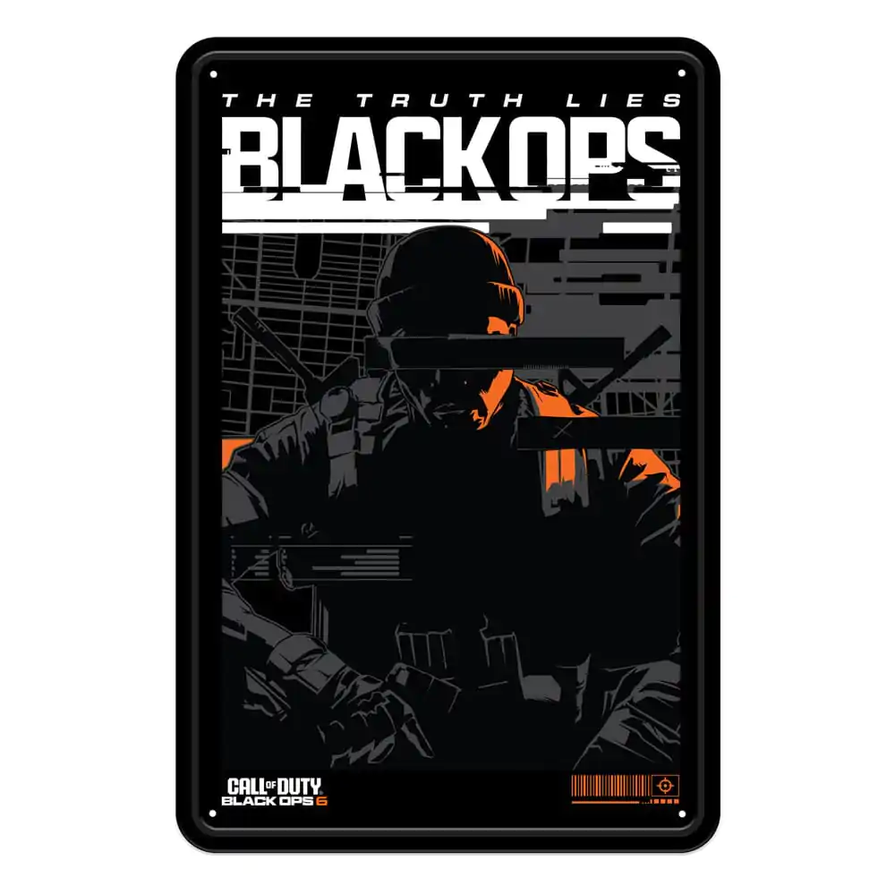 Call of Duty: Black Ops 6 Me­tall­schild Black Ops 6 20 x 30 cm termékfotó