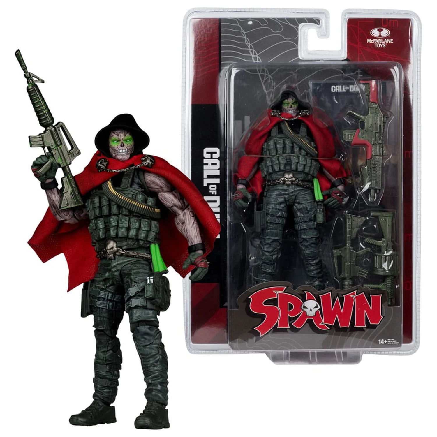 Call of Duty Actionfigur Burned Spawn 18 cm Produktfoto