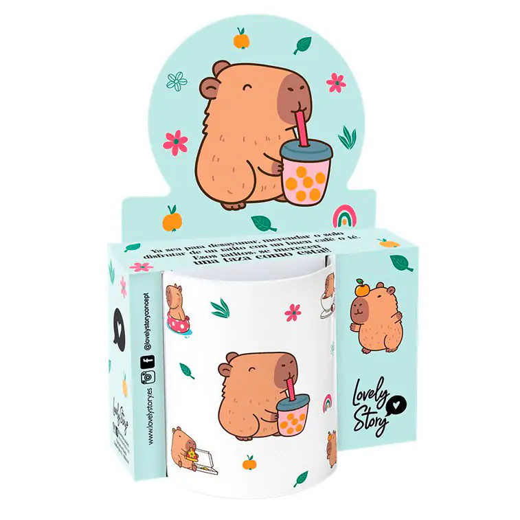 Capibara Blubble Tea Tasse 330ml Produktfoto