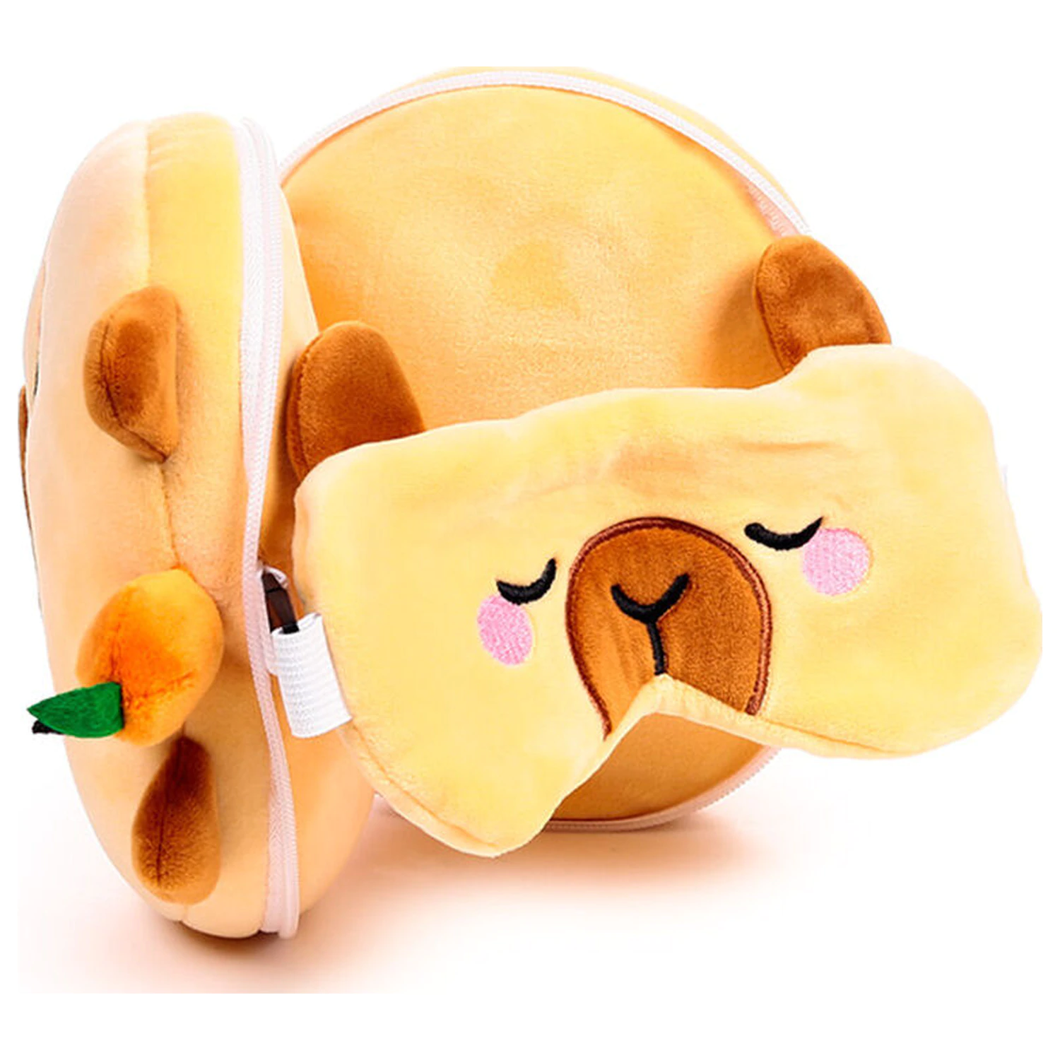 Capibara Duke Relaxeazzz Reisekissen Augenmaske Produktfoto