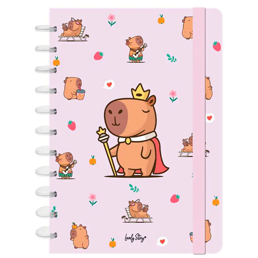 Capibara Majesty A4 Notizbuch Produktfoto