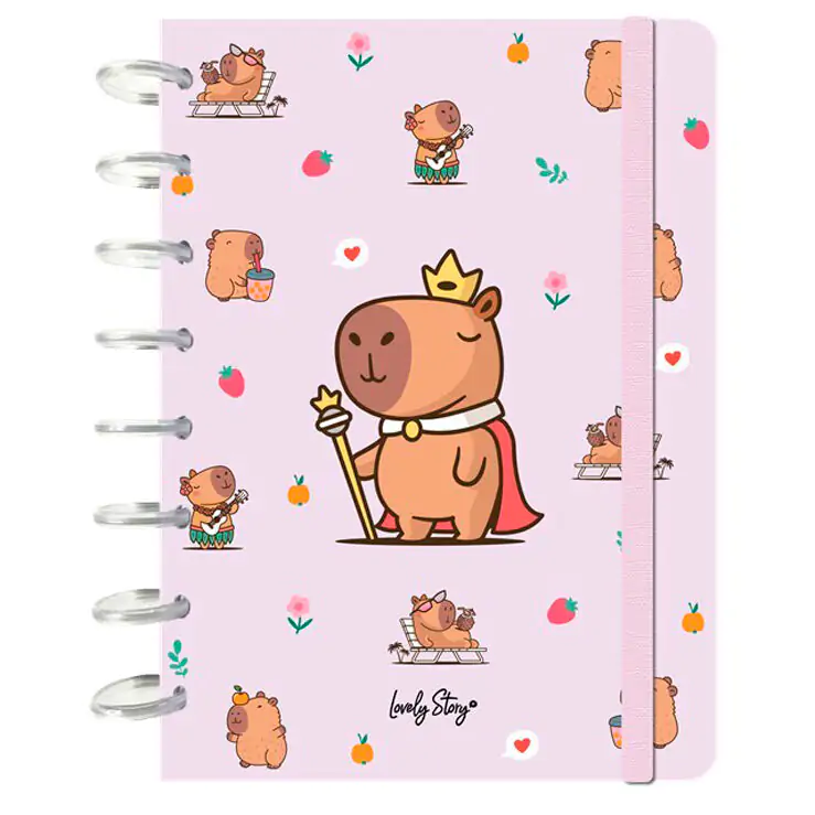 Capibara Majesty A5 Notizbuch Produktfoto