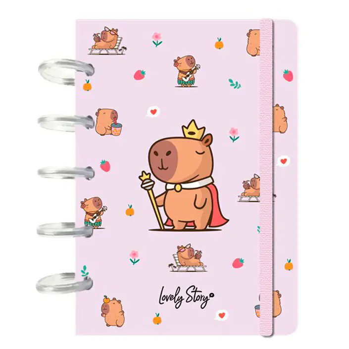 Capibara Majesty A6 Notizbuch Produktfoto