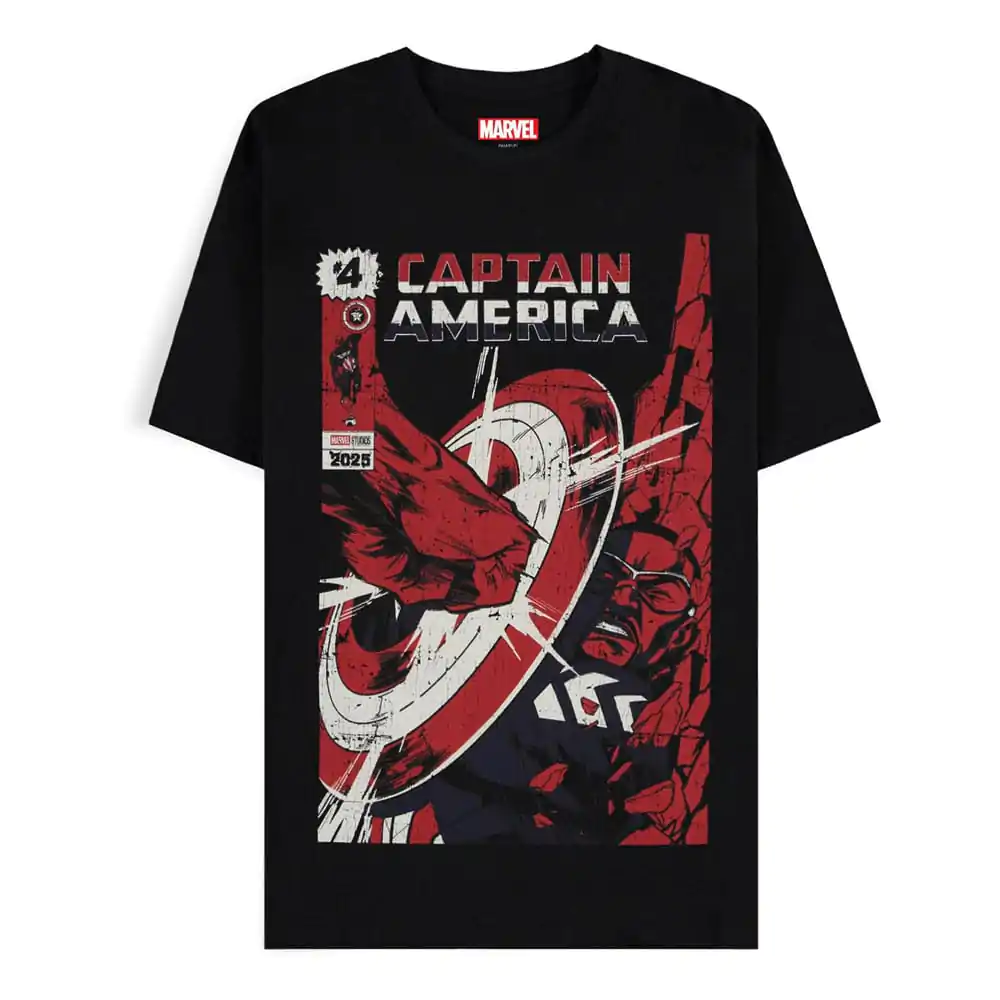 Captain America Brave New World T-Shirt Retro Produktfoto