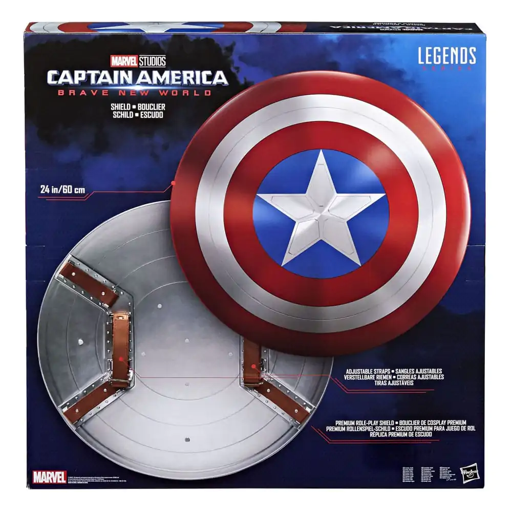 Captain America: Brave New World Marvel Legends Premium Rollenspiel-Schild 60 cm Produktfoto