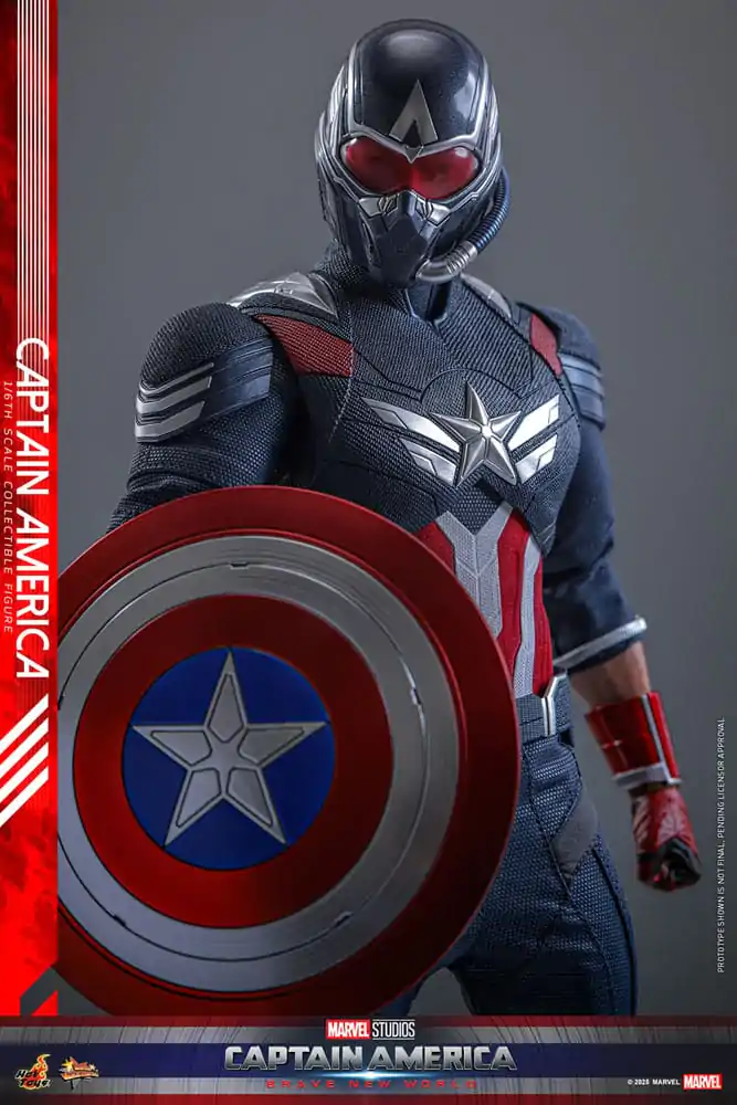 Captain America: Brave New World Movie Masterpiece Actionfigur 1/6 Captain America 30 cm Produktfoto