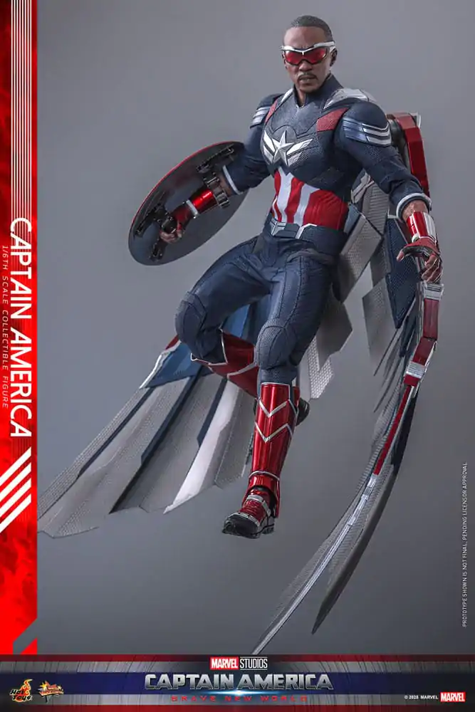 Captain America: Brave New World Movie Masterpiece Actionfigur 1/6 Captain America 30 cm Produktfoto