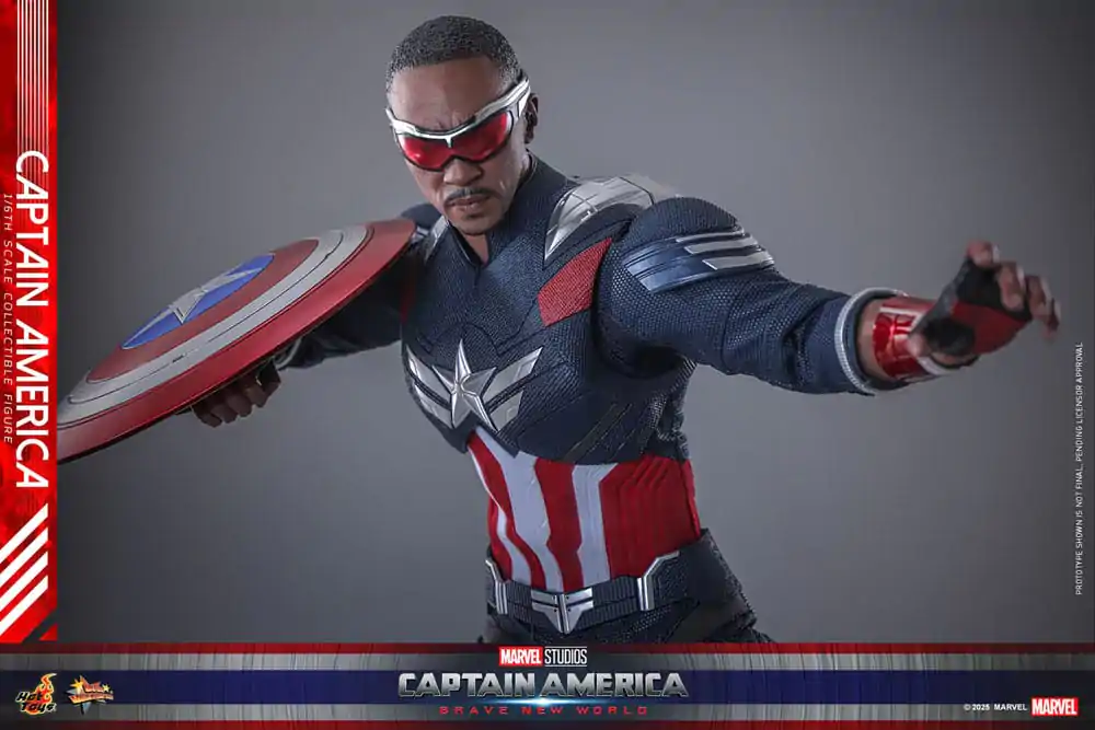 Captain America: Brave New World Movie Masterpiece Actionfigur 1/6 Captain America 30 cm Produktfoto