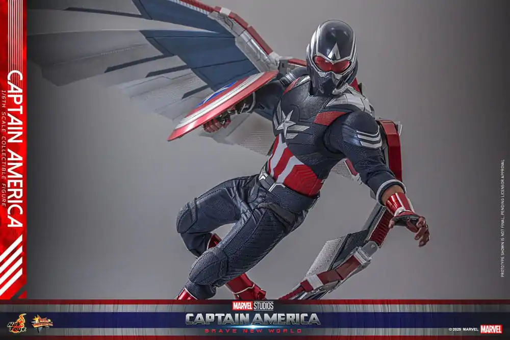 Captain America: Brave New World Movie Masterpiece Actionfigur 1/6 Captain America 30 cm Produktfoto