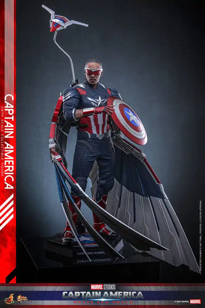 Captain America: Brave New World Movie Masterpiece Actionfigur 1/6 Captain America 30 cm Produktfoto