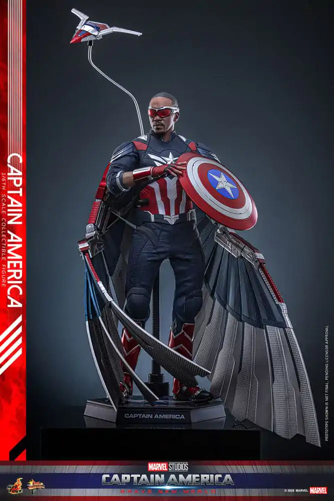 Captain America: Brave New World Movie Masterpiece Actionfigur 1/6 Captain America 30 cm Produktfoto