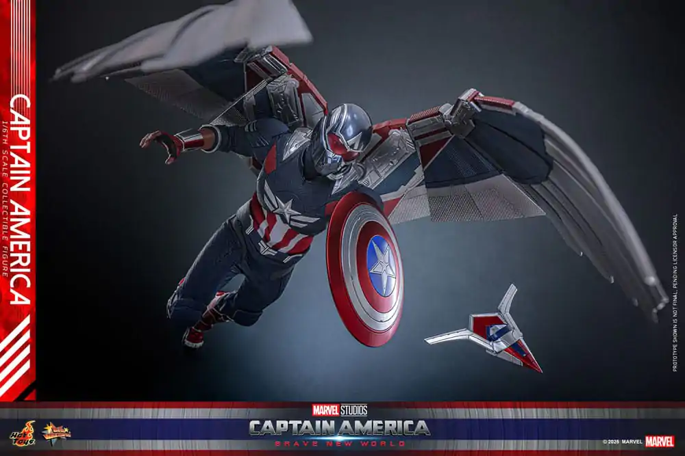 Captain America: Brave New World Movie Masterpiece Actionfigur 1/6 Captain America 30 cm Produktfoto