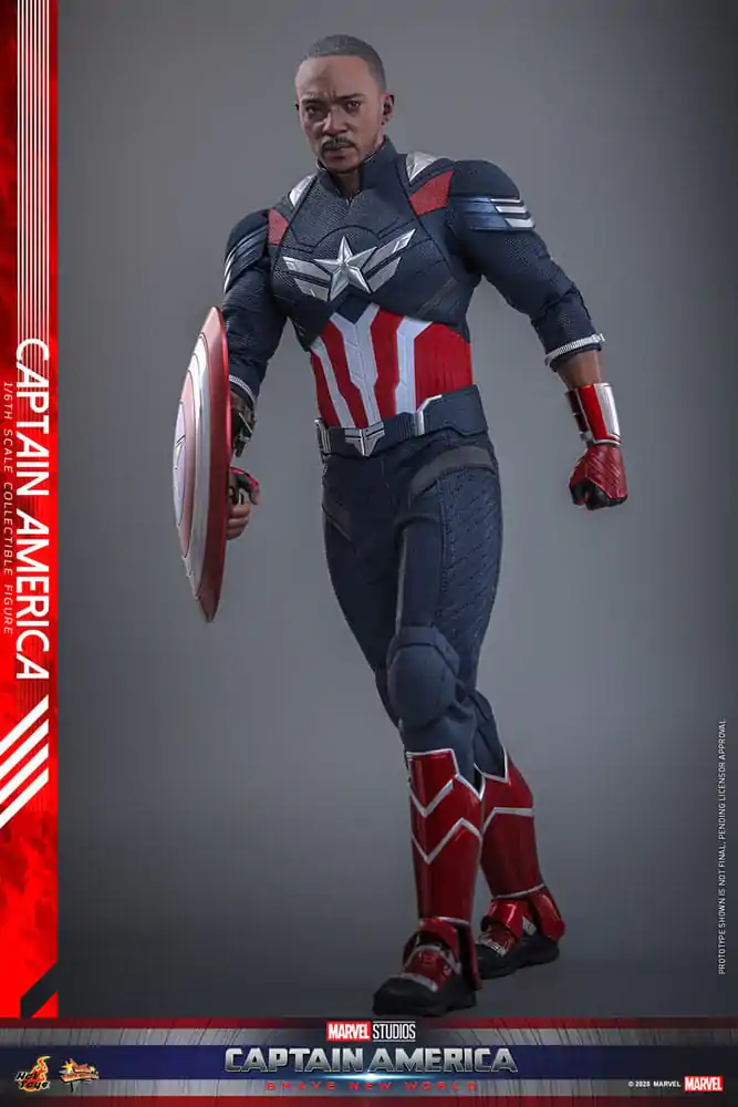 Captain America: Brave New World Movie Masterpiece Actionfigur 1/6 Captain America 30 cm Produktfoto