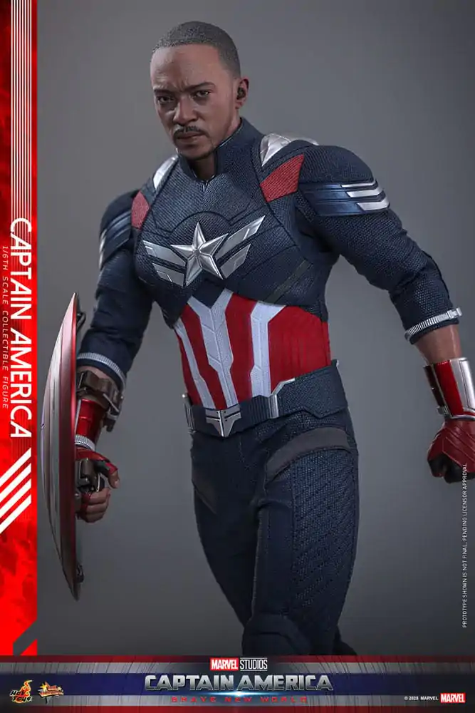 Captain America: Brave New World Movie Masterpiece Actionfigur 1/6 Captain America 30 cm Produktfoto