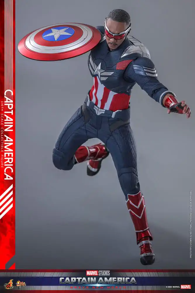 Captain America: Brave New World Movie Masterpiece Actionfigur 1/6 Captain America 30 cm Produktfoto