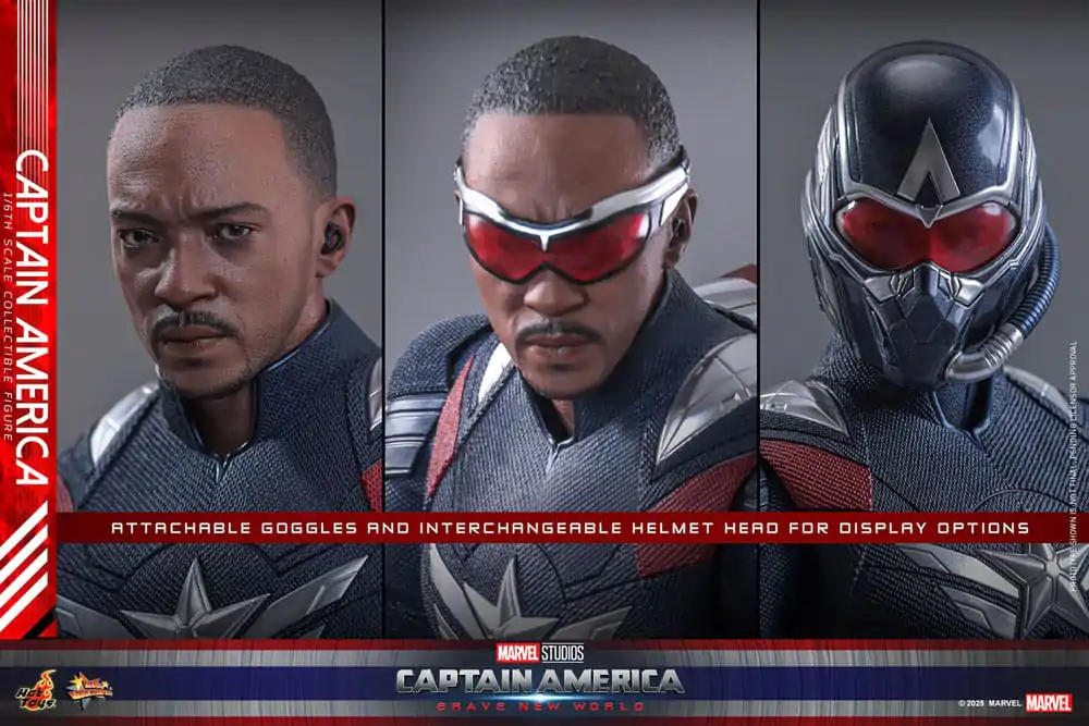 Captain America: Brave New World Movie Masterpiece Actionfigur 1/6 Captain America 30 cm Produktfoto