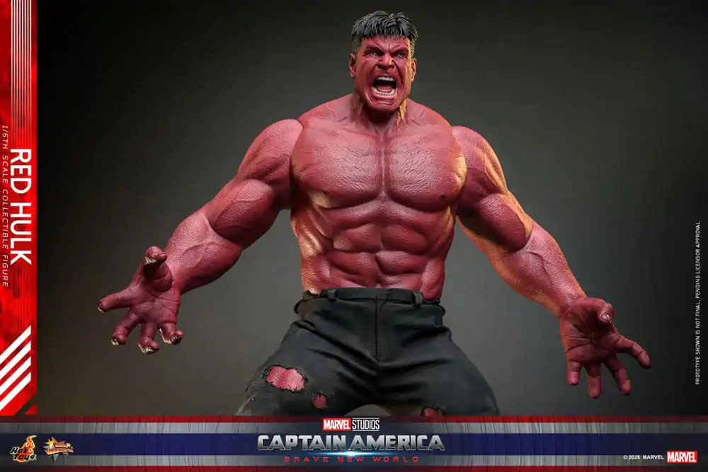 Captain America: Brave New World Movie Masterpiece Actionfigur 1/6 Red Hulk 47 cm Produktfoto