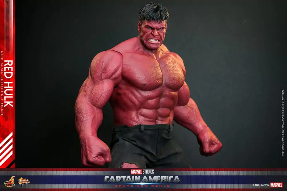 Captain America: Brave New World Movie Masterpiece Actionfigur 1/6 Red Hulk 47 cm Produktfoto