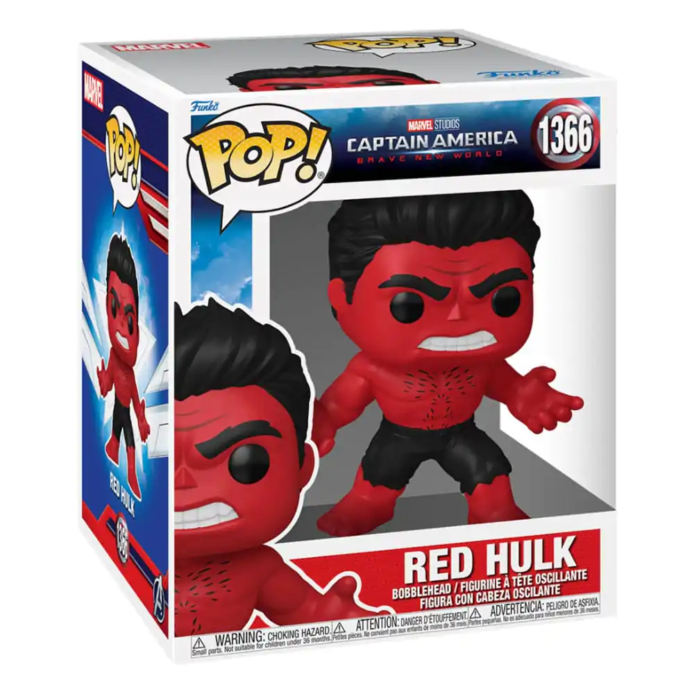 Captain America Brave New World Oversized Funko POP! Vinyl Figur Red Hulk 15 cm Produktfoto