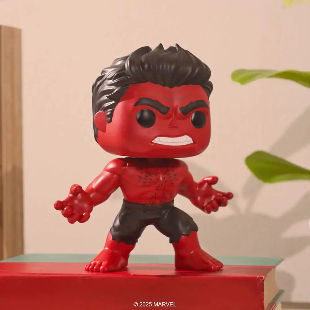 Captain America: Brave New World Super Sized Funko POP! Marvel Vinylfigur Red Hulk (Retro) 15 cm Produktfoto