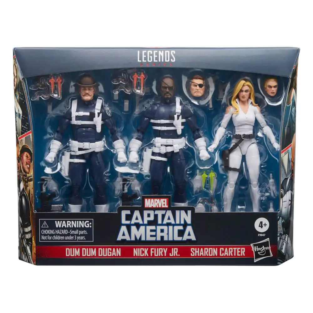 Captain America Marvel Legends Actionfiguren 3er-Pack S.H.I.E.L.D. 15 cm termékfotó