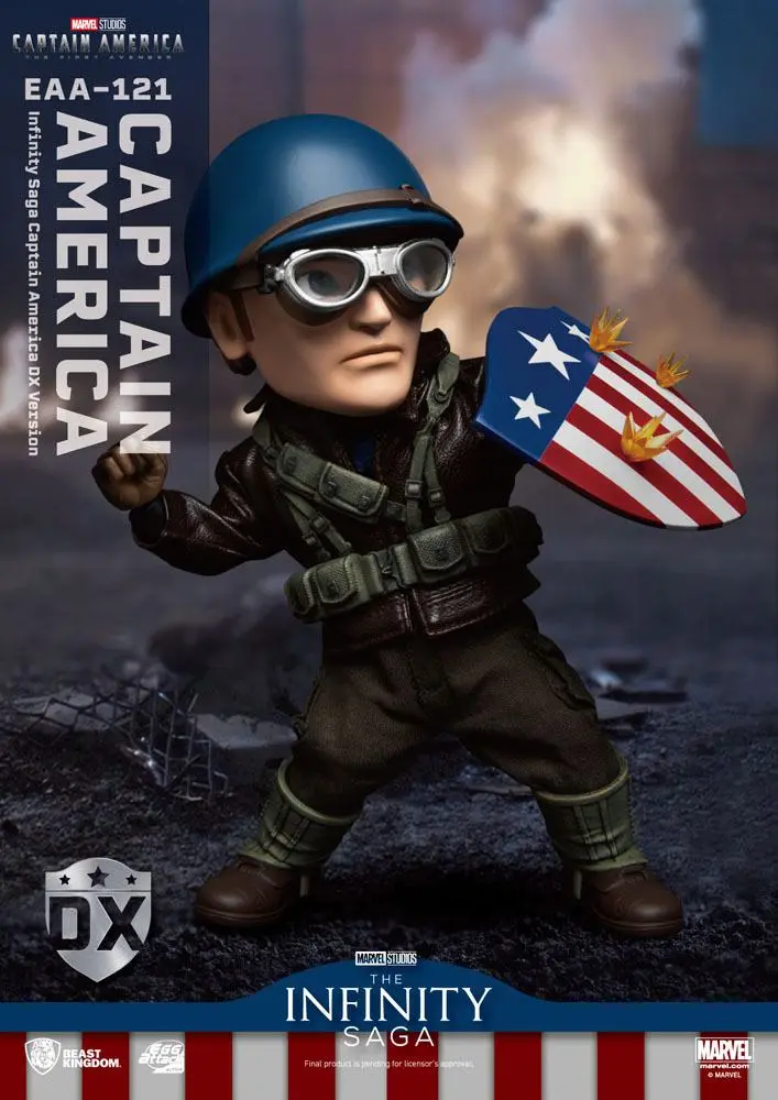 Captain America: The First Avenger Egg Attack Action Actionfigur Captain America DX Version 17 cm Produktfoto