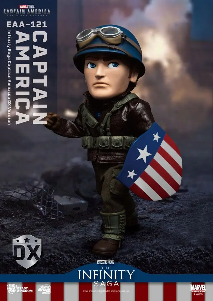 Captain America: The First Avenger Egg Attack Action Actionfigur Captain America DX Version 17 cm termékfotó