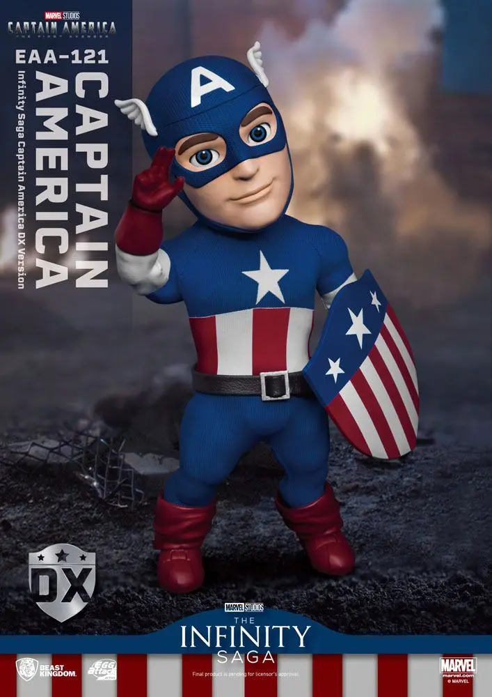 Captain America: The First Avenger Egg Attack Action Actionfigur Captain America DX Version 17 cm Produktfoto