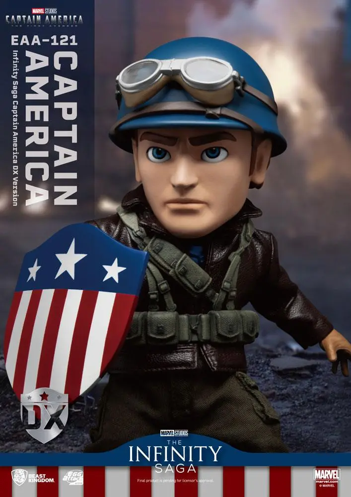 Captain America: The First Avenger Egg Attack Action Actionfigur Captain America DX Version 17 cm Produktfoto