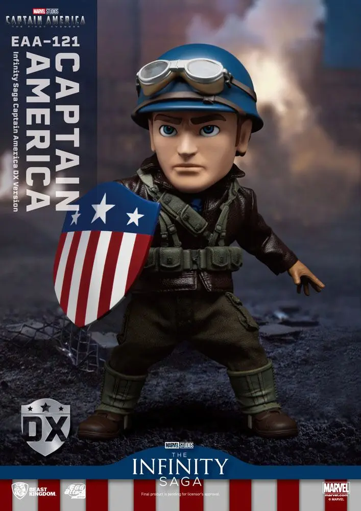 Captain America: The First Avenger Egg Attack Action Actionfigur Captain America DX Version 17 cm Produktfoto